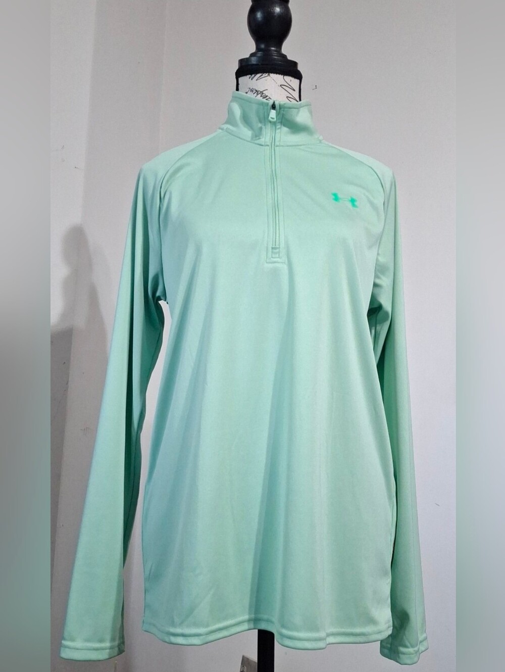 Under Armour Mint Green 1/4 Zip Pullover